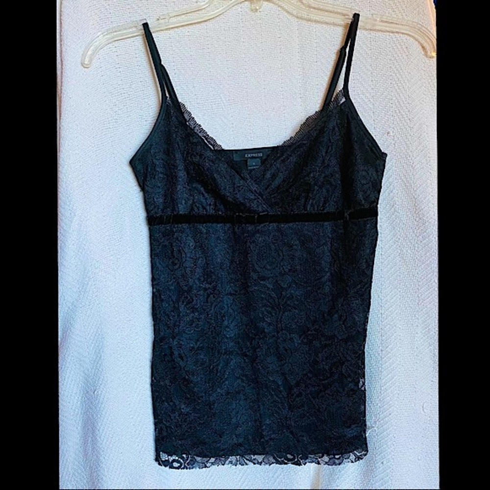 Express, small, black cami